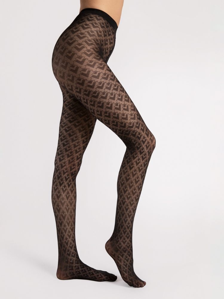Fiore Bisette Diamond Pattern Tights The Tight Spot