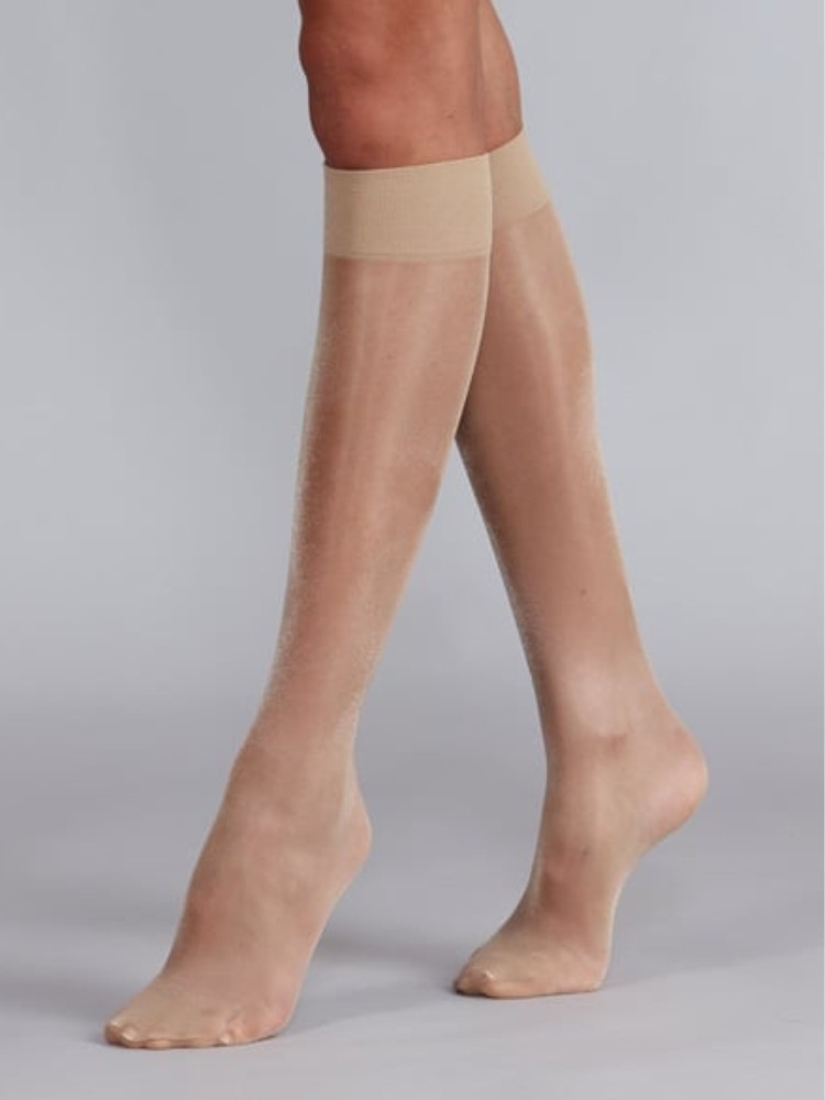 Silky Super Shine Knee Highs, Gloss Knee Highs, The Tight - Main Image