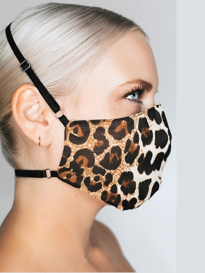  Kitty May Luxury Leopard Print Face Mask