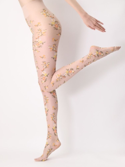  Oroblu Embroidery Floral Tights