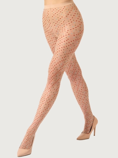  Wolford Multi Polka Dot Tights