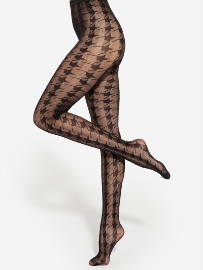  Gatta Runway Houndstooth Tights