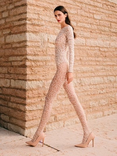  Wolford Leo Animal Print Tights