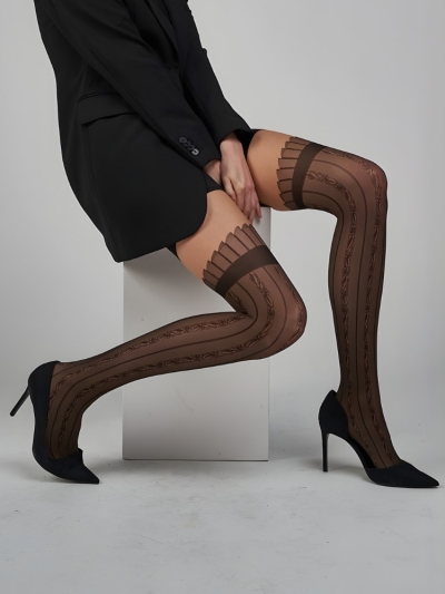  Platino Fantasia Amelie Over The Knee Tights