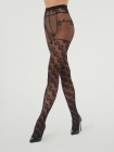  Wolford Floral Patterned Suspender Tights