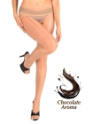 Pearl & Poseidon Charlotte Seamless Tights with Chocolate Aroma