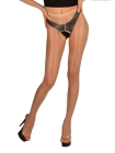  Pearl & Poseidon Valois Oil Shine Crotchless Pantyhose