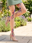 Trasparenze Mandarino Seta / Multi Floral Tights