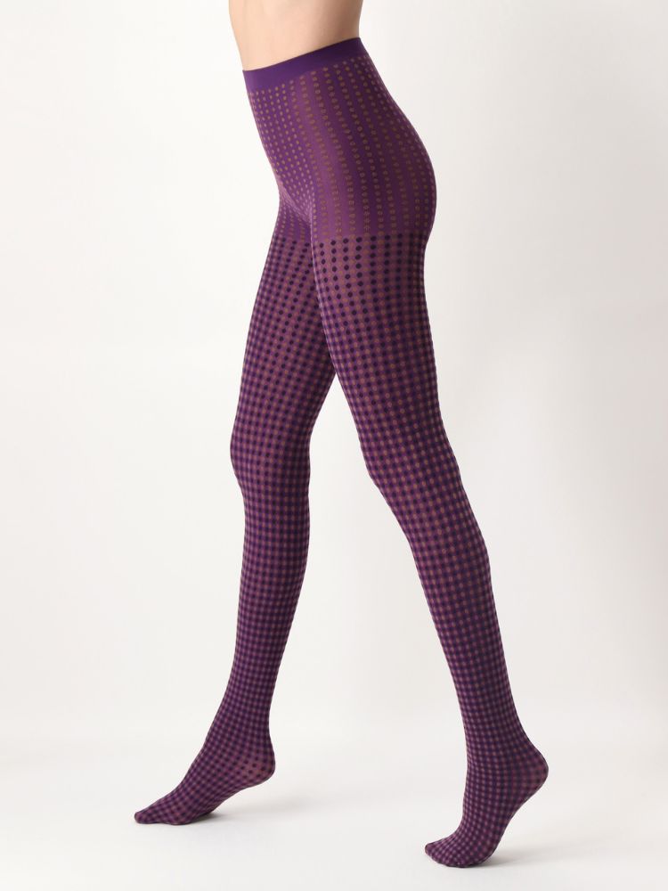Womens Polka Dot Footed  Tights by Oroblu