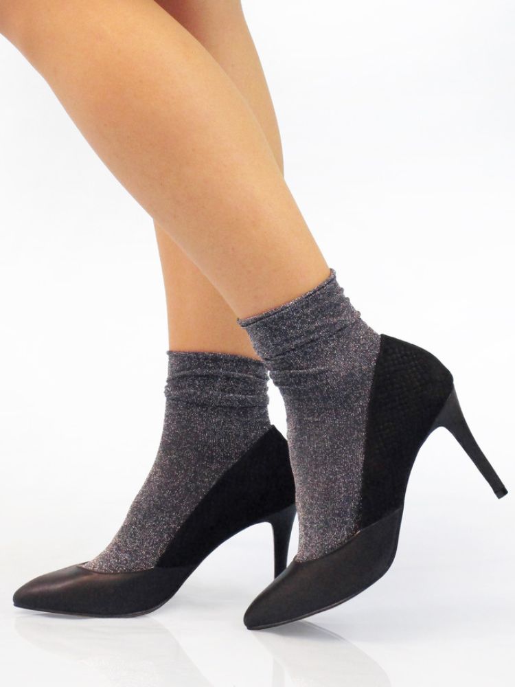 Cecilia de Rafael Glittery Ankle Socks
