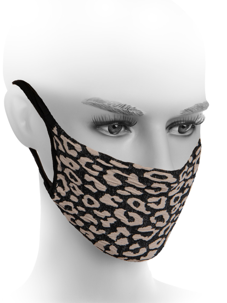 Fiore Hygiene Leopard Print Mask
