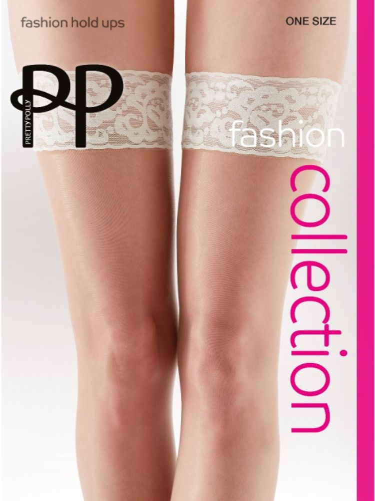 Pretty Polly Lace Top Hold Ups

